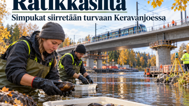 Simpukat siirretään
