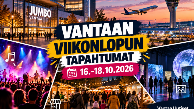 Vantaan tapahtumat viikonloppuna