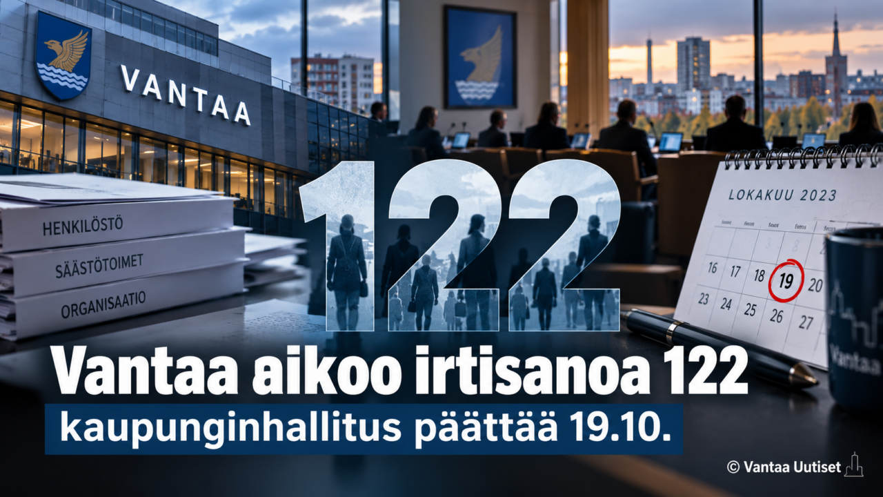 Vantaa aikoo irtisanoa